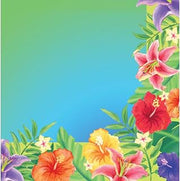Creative Converting Big Value 50 Count 3-Ply Lunch Napkins, Luau Hibiscus Heat