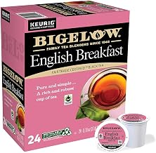 Bigelow Tea English Breakfast Black Tea Keurig K-Cup Pods, Caffeinated Tea Keurig Tea Pods, 24 Count Box (Pack of 1)