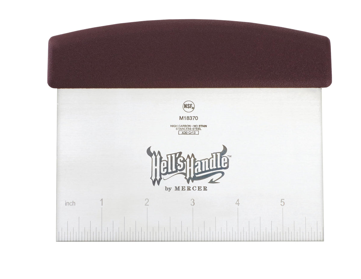 Mercer Culinary Bench Scraper / 5 7/8" X 3 1/2" / Hell's Handle Spatulas