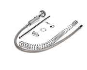 Pre-Rinse Spring Action with Riser by T&S Brass – Brass, Model B-0133-LB