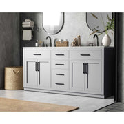 Alden Bathroom Vanity Grey by Lighting Design – Wood, Grey, Model VF29772DGR