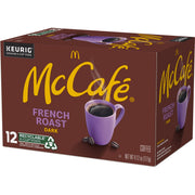 French Roast Keurig K Cup Coffee Pods (12 Count) by McCafe – 12 Count (Pack of 1), Model 430000608800