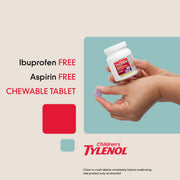 Children's Chewables by Tylenol – 24 Count (Pack of 1), Purple, Model 580828