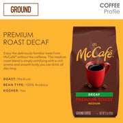 Premium Roast Decaf by McCafe – 12 Ounce (Pack of 1), Model 00043000060919