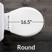 Bemis Round (Pack of 2) / White / Open Front Toilet Seats
