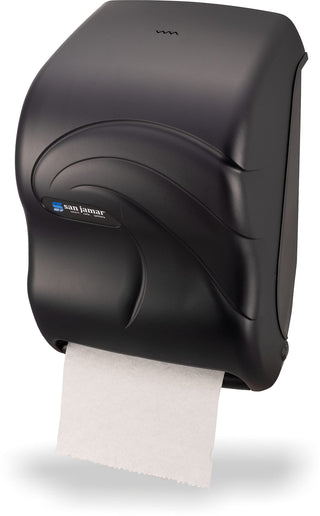 Tear-N-Dry-Electronic Touchles by San Jamar – 1 Pack, Plastic, Black, Model T1390TBK