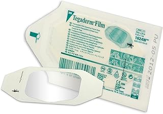 3M Tegaderm 1624W Transparent Film Dressing 2 3/8" x 2 3/4" - Window Frame Box: 100
