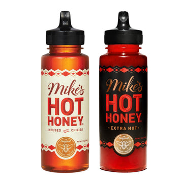 Original & Extra Hot Combo Pack by Mike's Hot Honey – 6 Fl Oz (Pack of 2), Pack of 2, Model wx-uj-21624