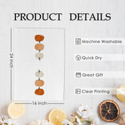 KFXHANGD Pumpkin Kitchen Towels and Dishcloths, 16 x 24 Inches, Set of 2