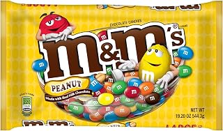 M&M's Peanut Chocolate Candy 19.2-Ounce Bag