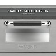 Waring Single Deck and Chamber / Silver / 7.0 cubic_feet Countertop Pizza Ovens