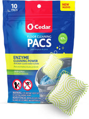RinseClean Microfiber Spin Mop & Bucket Floor Cleaning System with Citrus Pac (Variety Pack) by O-Cedar – RC W/Citrus PACS, Microfiber, Blue