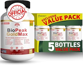 BioPeak GoldMax Extra Strength Natural Performance Supplement, 60 Tablets, Gluten Free, Sugar Free, Non-GMO, Made in USA (5)