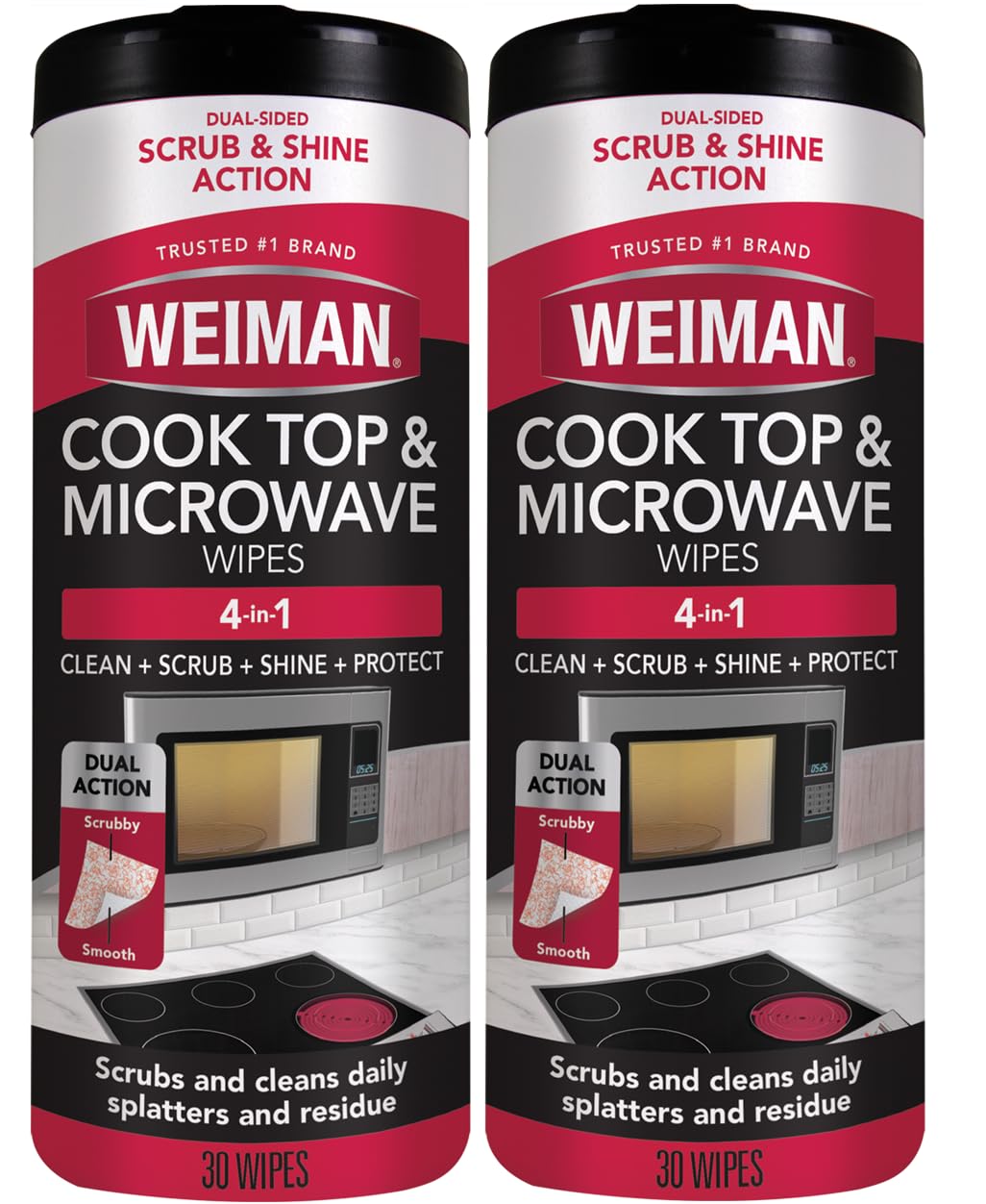Weiman 30 Count (Pack of 2) / 2 Cooktop Cleaners