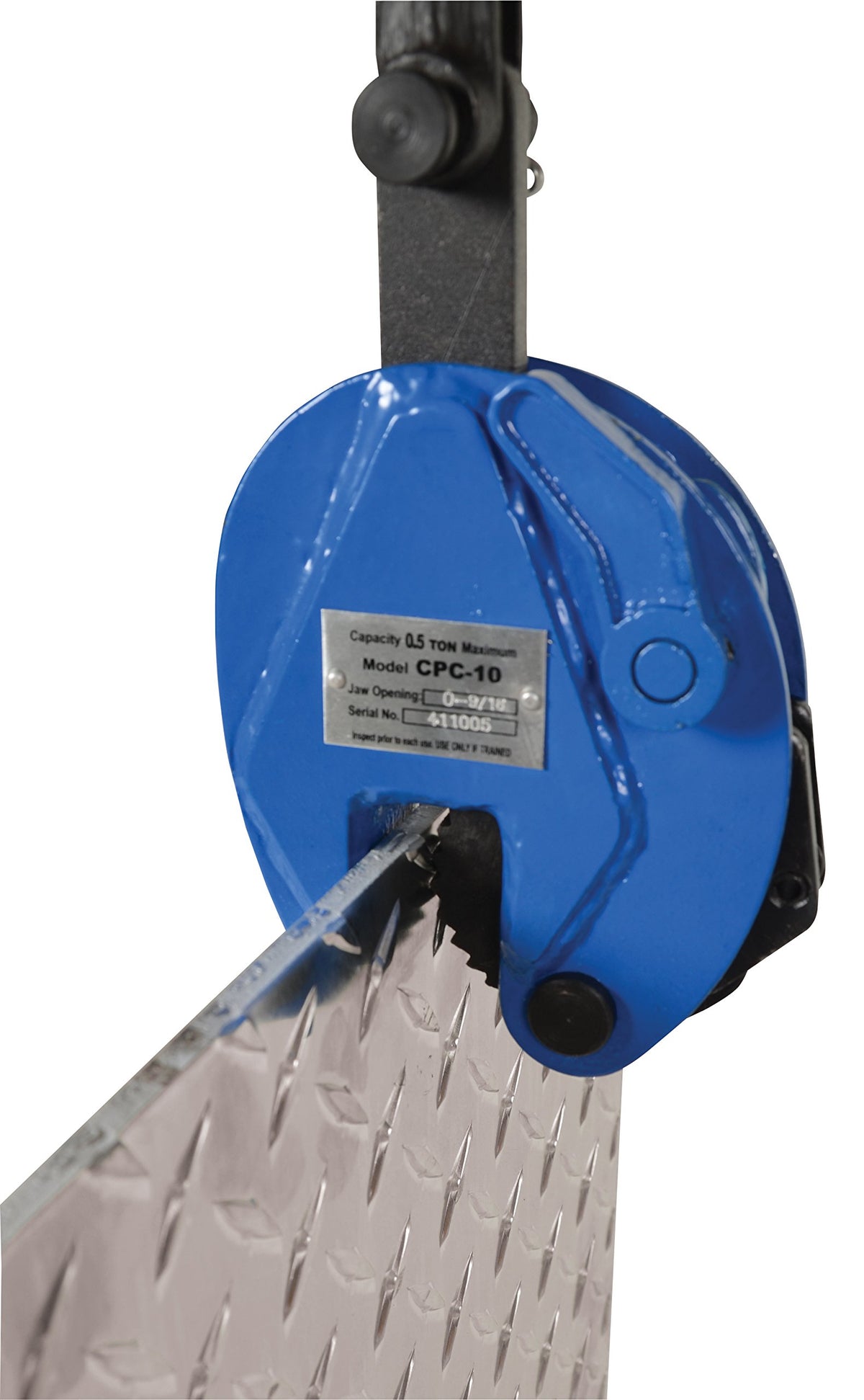 Vertical Plate Clamp w/Chain 1k by Vestil – One Size, Blend, Multi, Model CPC-10