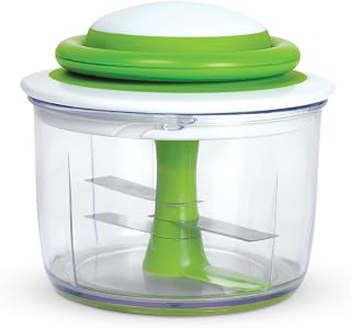 Chef'n VeggiChop Hand-Powered Food Chopper (Arugula), 5.5" x 5.5" x 5"