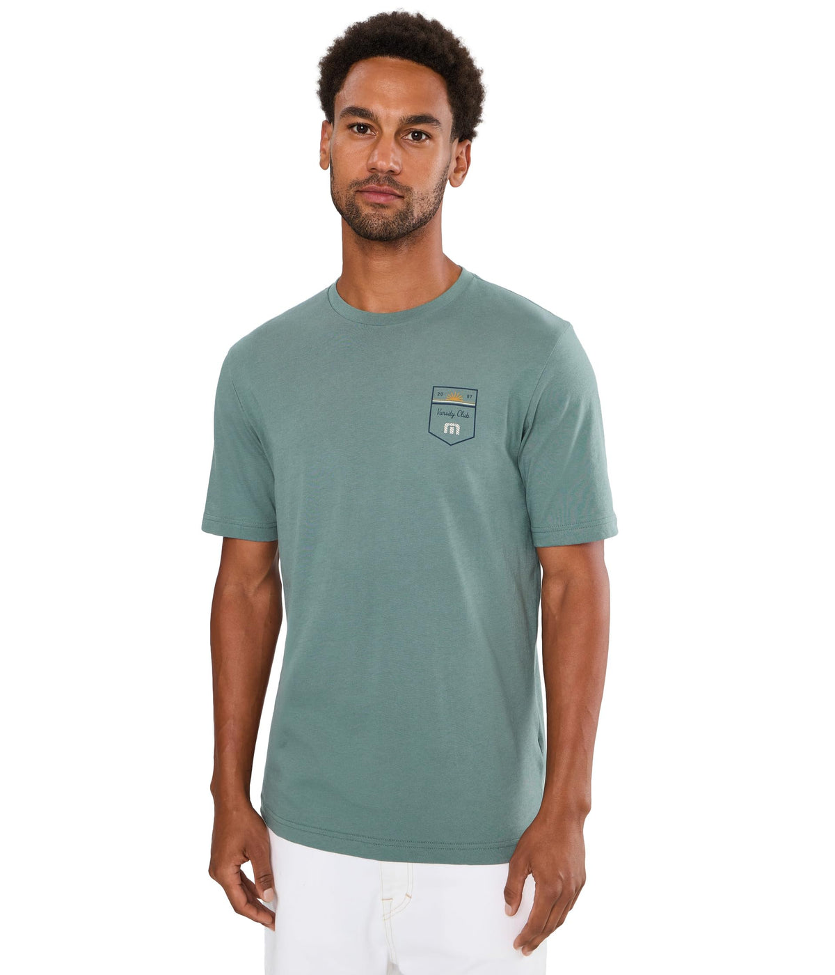 Club Charm Tee by TravisMathew – Balsam Green, Model A47052