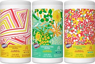 Clorox, Bleach Free Wipes, 75 Count, Pack of 3