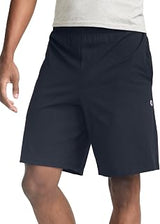 Champion Men's Lounge Shorts, Standard Fit, 9 Inch Inseam, Lightweight 100% Cotton, Available in Regular and Big & Tall