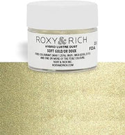 Roxy & Rich Hybrid Luster Dust Powder Food Color, Soft Gold 2.5 Grams