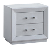 Mars NIGHTSTAND White by Glory Furniture – Wood, White, Model G001700-N