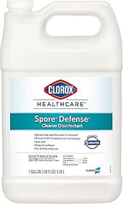 Clorox Healthcare Spore Defense Cleaner Disinfectant, Closed System Refill Bottle, 128 Fluid Ounces (Package May Vary)