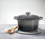 Le Creuset Enameled Cast Iron Deep Round Dutch Oven, 6.5 Quart, Sea Salt