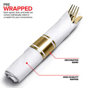 Stock Your Home 25 Count / Gold / Formal Spoons
