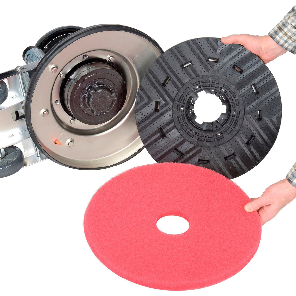 Corded Low Speed Floor Machine by Global Industrial – 47"H, Alloy Steel, Gray, Model 641251