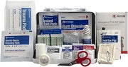 First Aid Only 91323 ANSI A 2021 and OSHA Compliant First Aid Kit, 10-Person Emergency First Aid Kit for Business, Home, Car, and Worksites, 76 Pieces