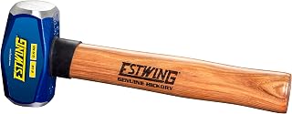 Estwing 2 lb Drilling Hammer with 11-Inch Hickory Wood Handle, Fully Forged Induction Hardened Head for Chiseling, Stake Driving, Rebar Work, and Concrete Breaking, Model #62317
