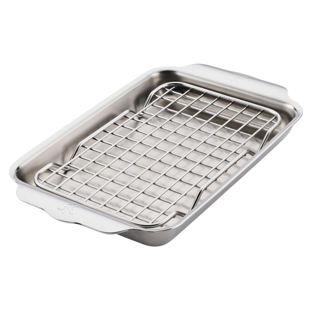 OvenBond Provisions Mini Eighth Sheet Pan & Rack Set by Hestan – Mini-Eighth – 6x9 inch, Stainless Steel, Multicolor, Model 54317