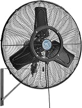 24" Wall Mounted Misting Fan, Outdoor Rated, Oscillating, 7435 CFM, 1/7 HP
