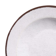 Round Crackle Pasta/Soup Bowl by Elite Global Solutions – 18 oz., 18 fluid_ounces, Melamine, White, Pack of 6