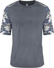 Vintage Camo Sport Tri-Blend Tee by Badger