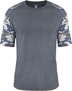 Vintage Camo Sport Tri-Blend Tee by Badger