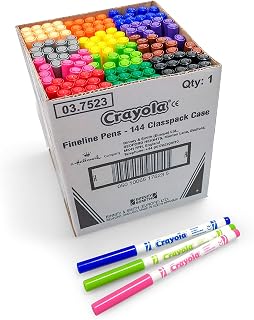 Crayola 144 Assorted Supertips classpack