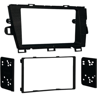 Electronics Dash Kit for Toyota Prius 2010-2015 & 2012-2015 PHV Plug-in Double DIN by Metra – Apple, Black, Model 95-8226B