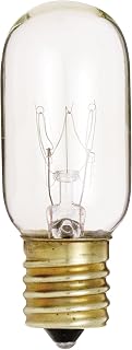Satco S3908 130V Intermediate Base 25-Watt T8 Light Bulb, Clear