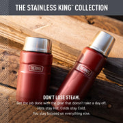 Stainless King Vacuum-Insulated Compact Bottle by THERMOS – 16 Ounces (Pack of 1), 16.0 ounces, Stainless Steel, Stainless, Model SK2000MSTRI4