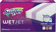 Swiffer® WetJet System Refill Cloths, 14" x 3", 24 Cloths Per Pack, Box of 4 Packs