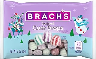 Brach's Holiday Swirled Gumdrops, Christmas Candy, 3oz