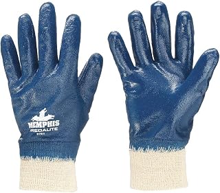 MCR Safety 9781XL Predalite Nitrile Rubber Fully Coated Gloves, X-Large
