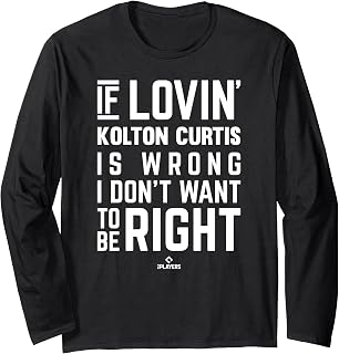 If Loving Kolton Curtis Prospect Baseball Fan Gear Long Sleeve T-Shirt