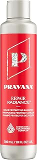 Pravana Repair Radiance Shampoo | Restores & Nourishes | For Damaged, Color-Treated Hair | Reduces Breakage & Split Ends | Chromasilk Enhances Shine & Protection | Paraben & Sulfate Free | 10 Fl Oz