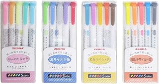 Zebra Technologies Zebra Mildliner Highlighter Pen Set, 20 Pastel Color Set (Japan Import)