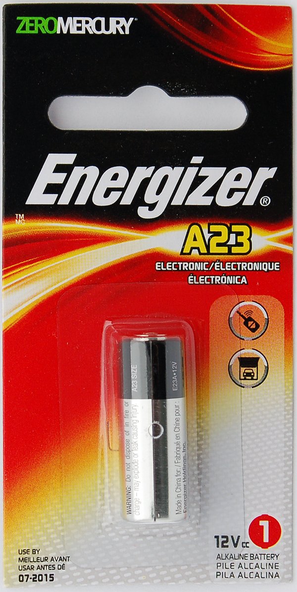 A23 12V Alkaline Battery (1 Battery) by Energizer – A23, Pack of 4, Model A23BPZ