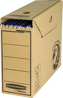 Bankers Box Earth Series 4473502 Suspension File, 265 x 322 mm, Brown/Green