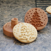Fun Food Tools Cookie Stamp, 2.5 Inch Diameter, Christmas Tree