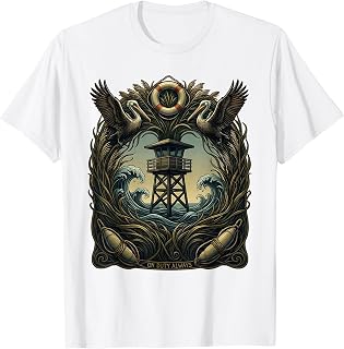 On Duty Always Life Guard Graphic Design T-Shirt